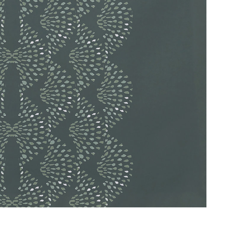 Ladwig Polyester Geometric Rectangle Placemat, Green