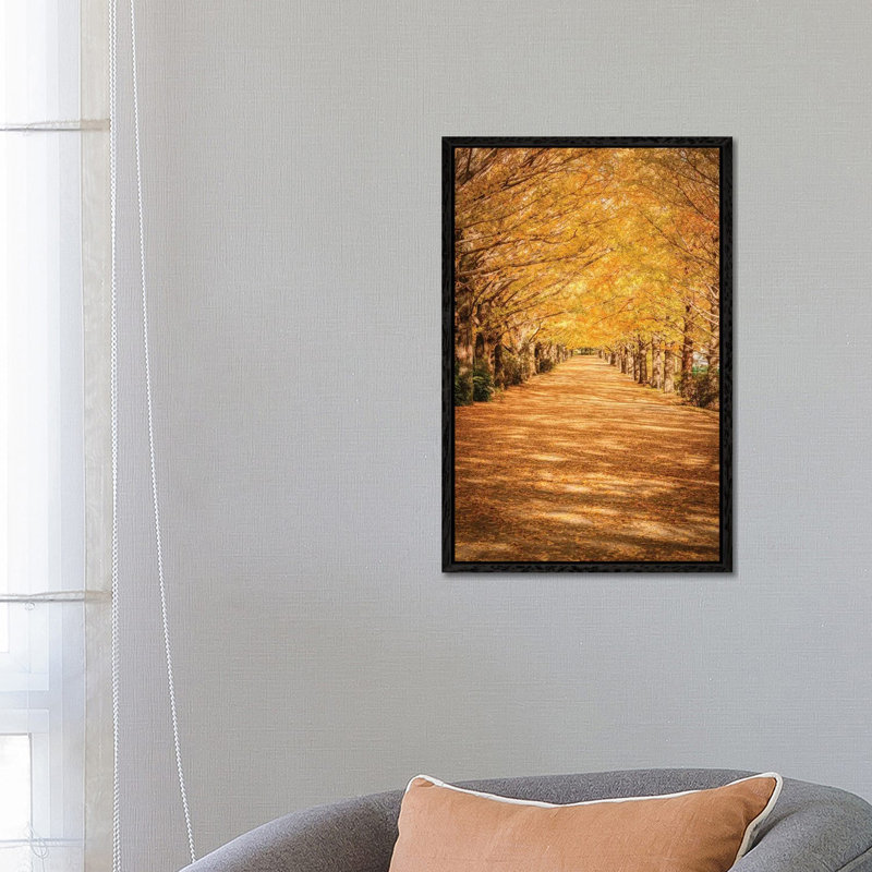 Mount Fuji XVI by Daisuke Uematsu - Print on Canvas, Black Framed, 66.04cm H x 45.72cm W x 3.81cm D