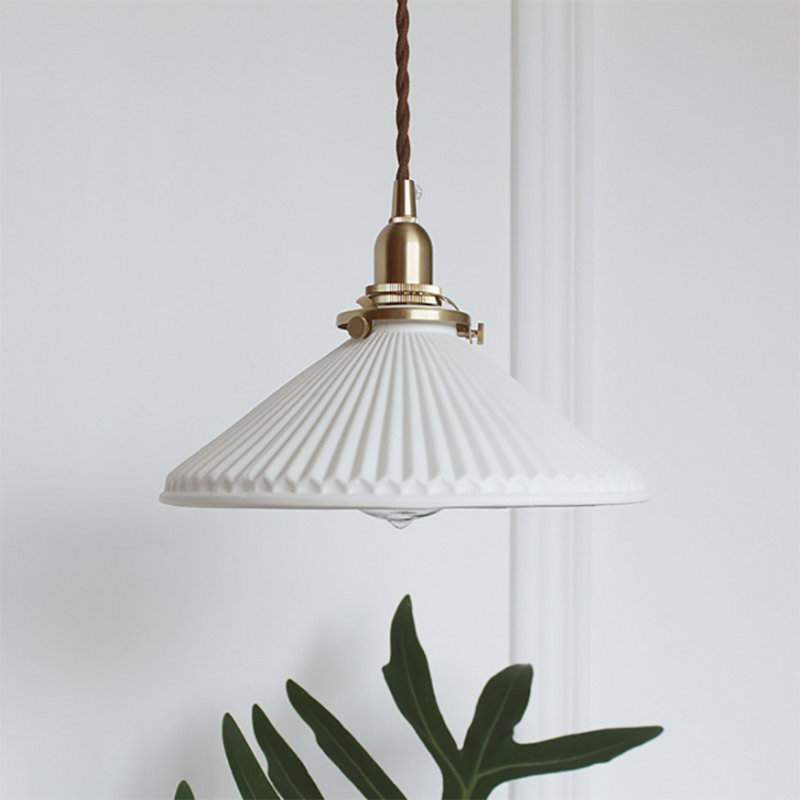 Luminaire suspendu en laiton Eliase