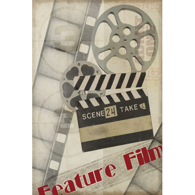 Small Feature Film - Wrapped Canvas Print