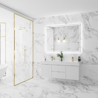 Meuble-lavabo double 60 po