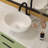 16 x13”Ceramic Oval Vessel Bathroom Sink