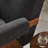 Lyra Fabric Armchair in Dark Gray Fabric-1927843125