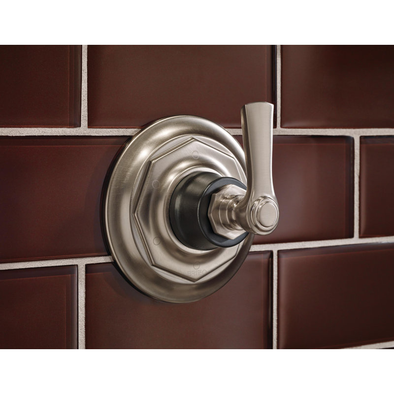 Rook® 6-Function Diverter Trim, Luxe Nickel/Matte Black