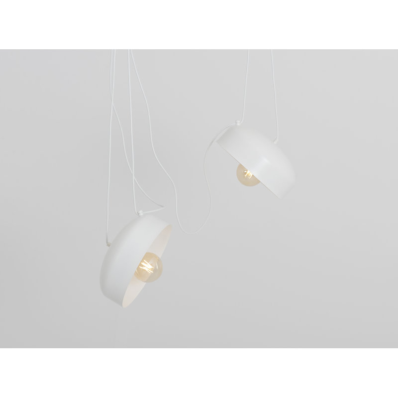 Allan 2 - Light Unique/Statement Pendant, White