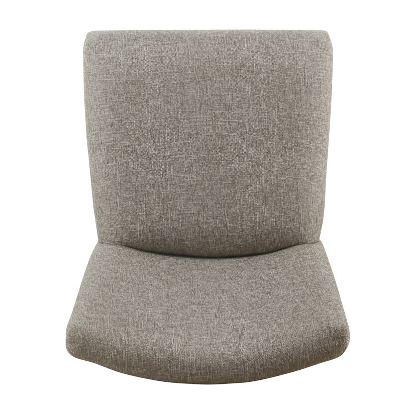 Arlene 24" Counter Stool with Nailheads, Dove Gray Woven