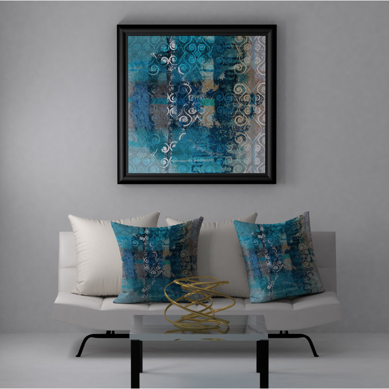 Housse de coussin décorative carrée totalement opulent, 20 po x 20 po