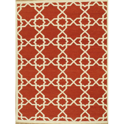 Sahara Flatweave Wool Geometric Indoor Rug