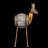  Metal Barrel Reindeer Christmas Decoration with LED Lights, 33"-785333419