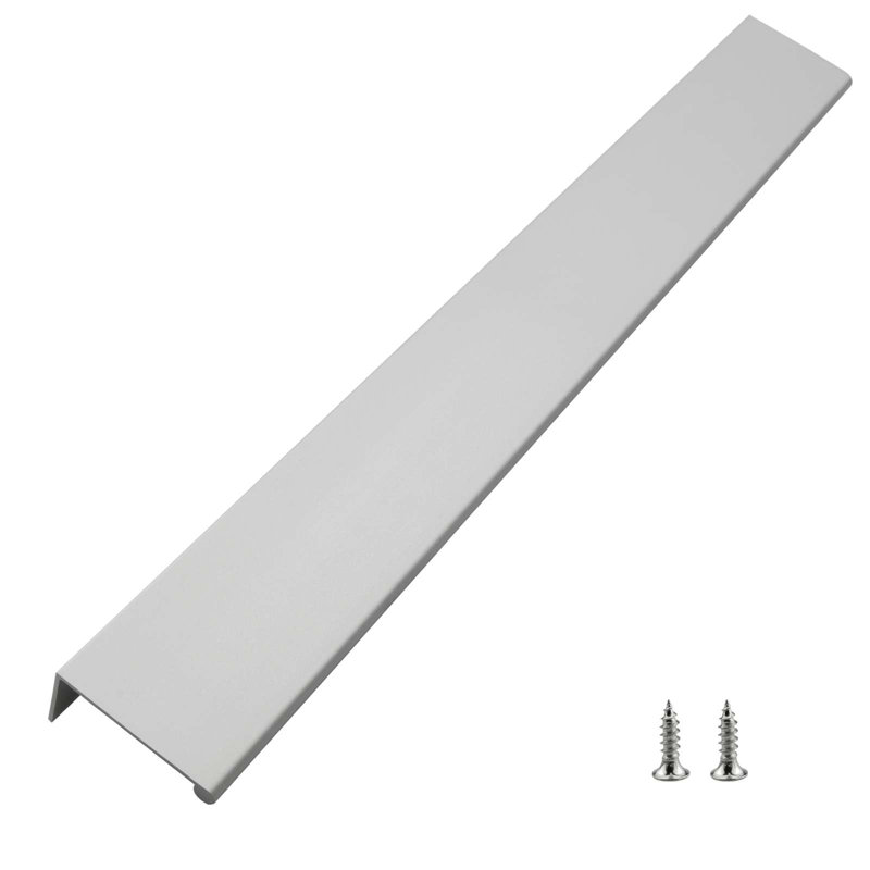 Poignée de doigt 11 3/8 po Spectrum, Argent satiné