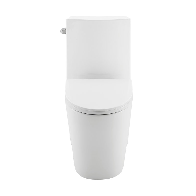 St. Tropez Two-Piece 12" Rough-In 1.28 GPF Flush Toilet, Left, Glossy White