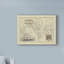 « antique map of the world », reproduction d’impression sur toile tendue-33522731