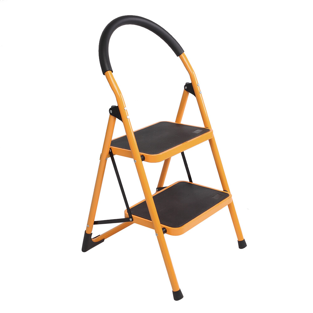 WFX Utility™ Stour 2 - Step Iron Lightweight Folding Step Ladder ...