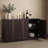 Potomac Reeded 3-Drawer Solid Wood Sideboard Cabinet with 2 Doors and Adjustable Shelves for Dining or Living Storage-626734797