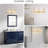 3-Light Bathroom Vanity Light Fixture Over Mirror, Modern Wall Sconce With Clear Glass Shade For Bedroom Living Room, E12 Base-501466673