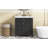 Modern Bathroom Storage Cabinet with Top Sink and a Tip-out Drawer