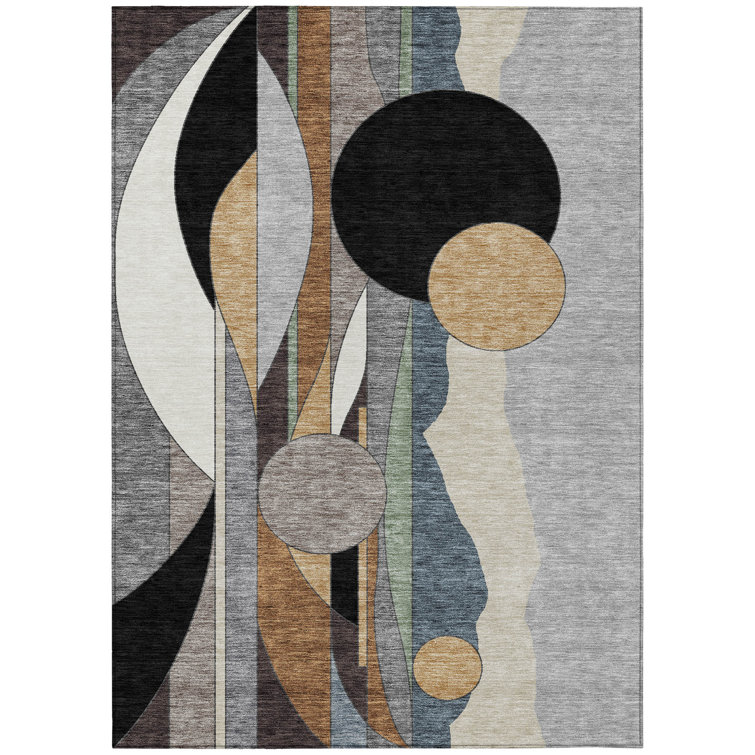 Machine Washable Indoor/Outdoor Boruta ACN2252 Modern Rug