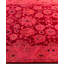 Tapis rose en laine noué à la main Chi 4 pi 2 po x 5 pi 10 po Chi