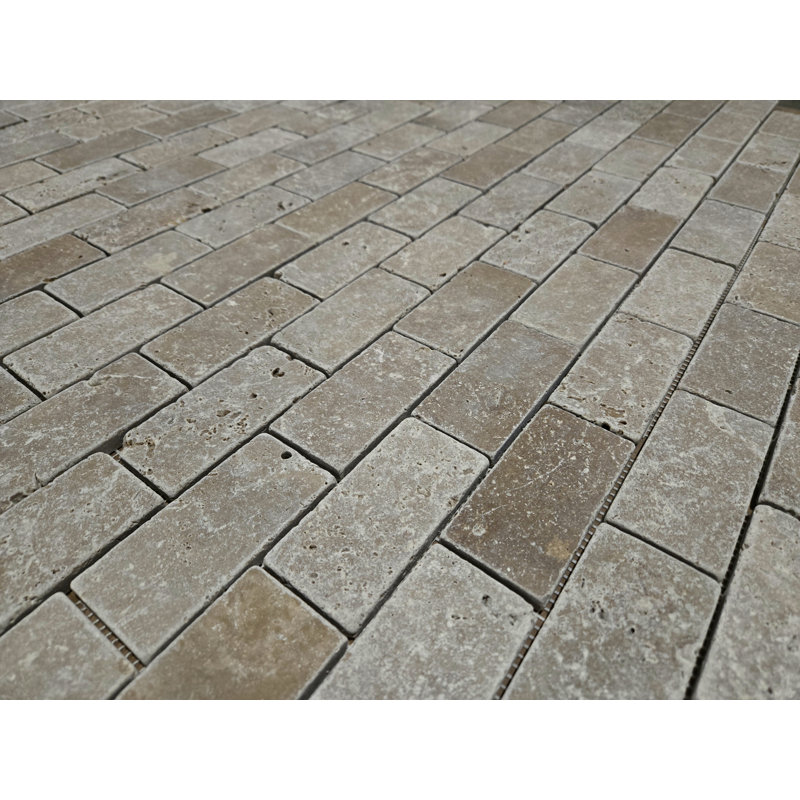 2x4 BRICK PATTERN MOSAIC, Brown