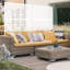 Paravent blanc pour terrasse H 76 po l-121617356