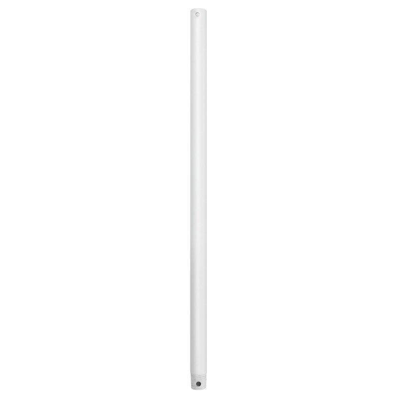 Ceiling Fan Down Rod, Chalk White, 24" H x 1" W x 1" D