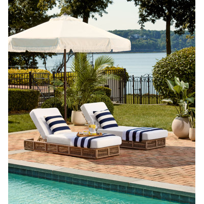 Chaise longue d'extérieur Langley