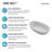 63'' x 30.7'' Soaking Solid Surface Bathtub