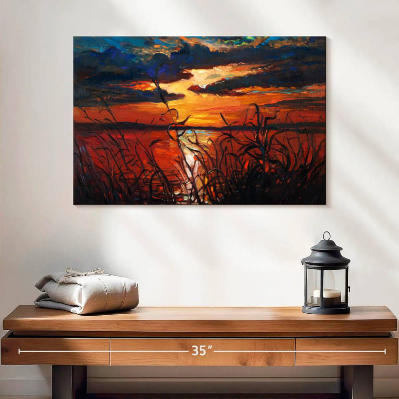 Gillard Dark Sunset, 16" H x 24" W
