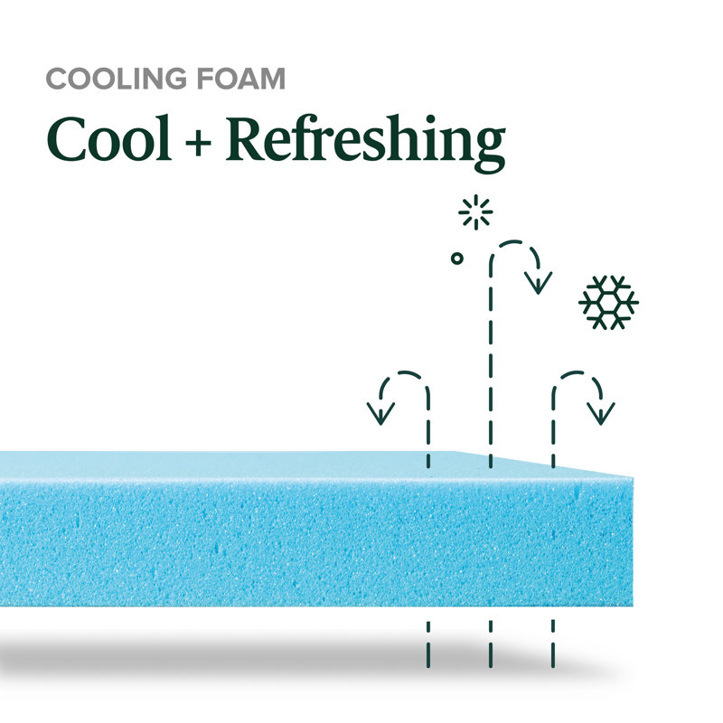 Wayfair Sleep 10" Medium Cooling Gel Memory Foam Mattress, Queen