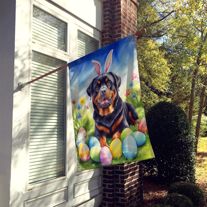 Easter Egg Hunt Double Sided 40'' H x 28'' W Polyester Easter House Flag