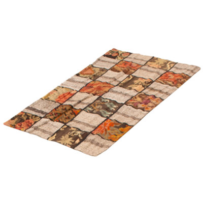 Alixzander Wool Patchwork Indoor Rug