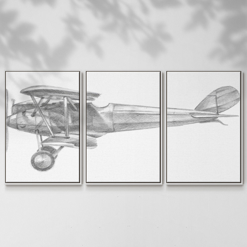 Vol technique 3 pièces, Blanc, H 40 po x l 78 po x P 2 po