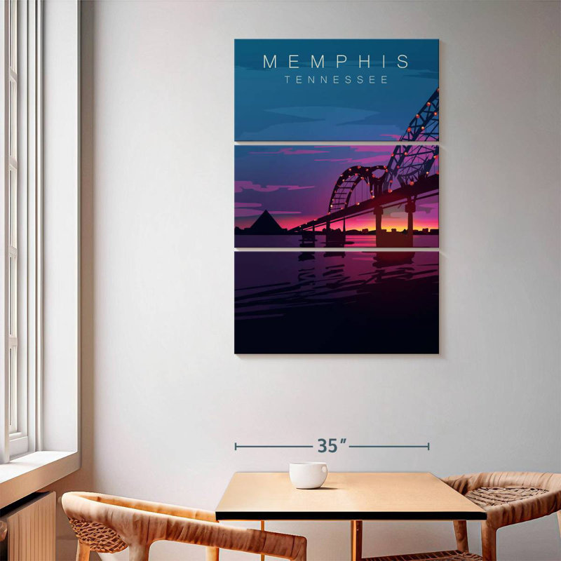 Masam Memphis Tennessee Poster, 65" H x 42" W