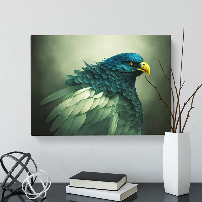 Magnetic Eagle Bird - Wrapped Canvas, 40cm H x 60cm W x 3cm D