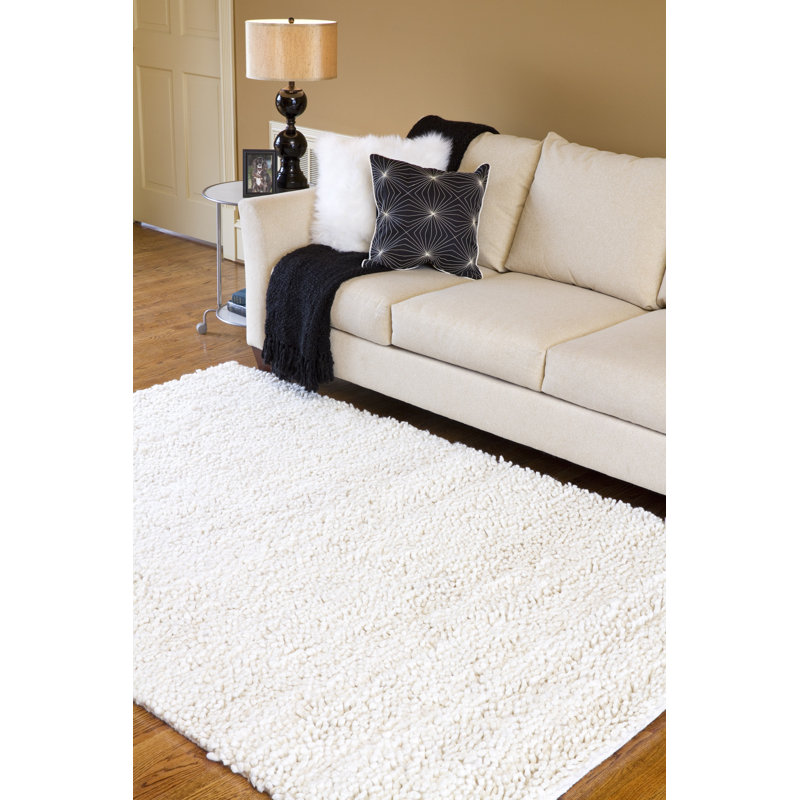 Aros Wool Area Rug, Rectangle 5' x 8'