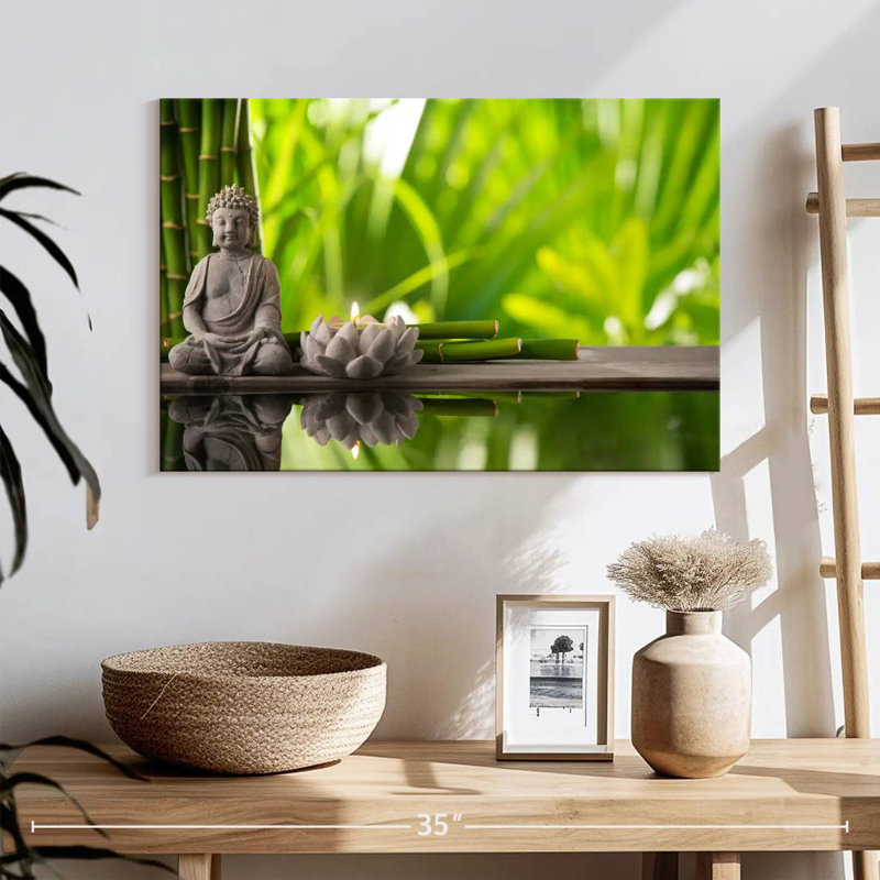 Adella Zen Lotus Buddha, 8" H x 12" W