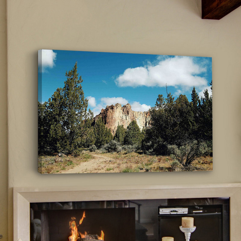 View From The Trail by Sylvia Cook - Wrapped Canvas Print, 76cm H x 114cm W x 4cm D