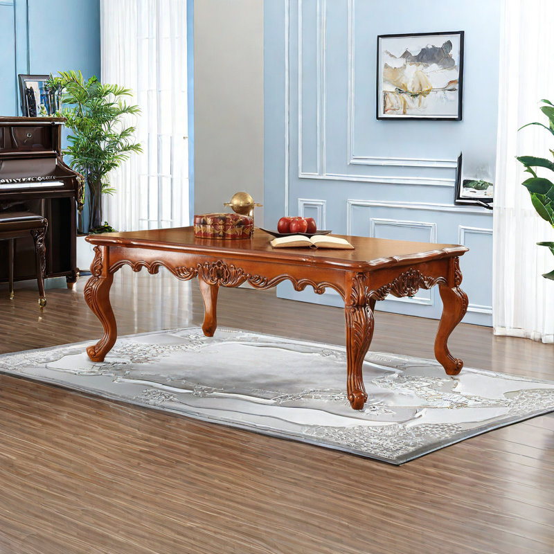 Rectangular Solid Wood Coffee Table Coffee Table