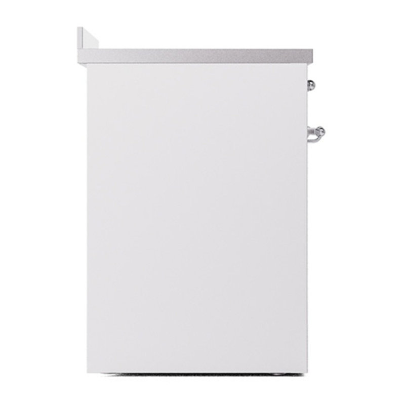 ILVE Nostalgie II 30 in Induction Range, White/Chrome