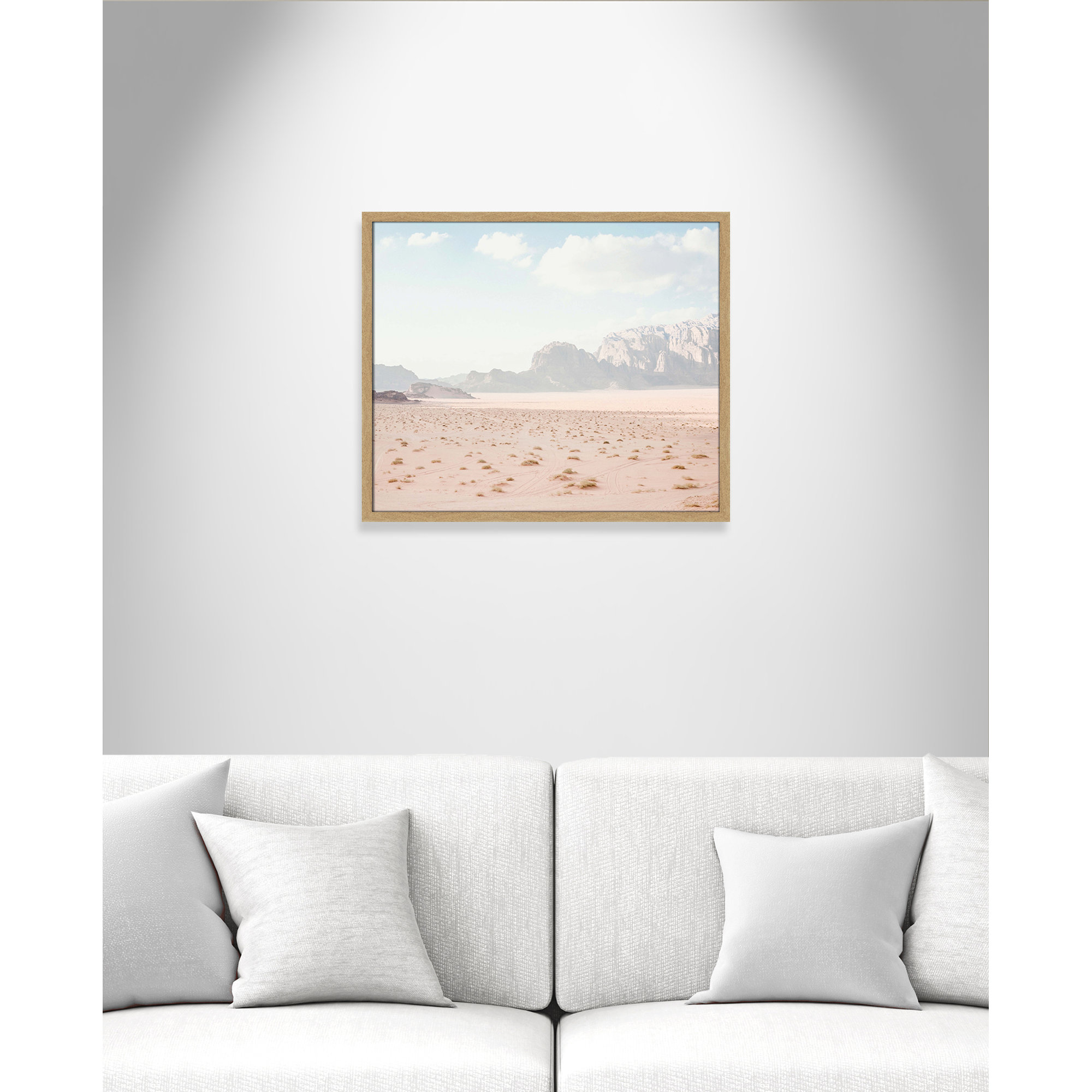 Tire Tracks by Leah Straatsma, 25.5" W x 21.5" H, Brown Framed