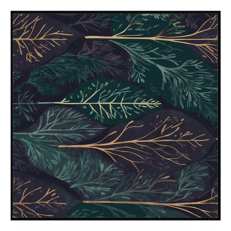 Whispering Ivy Rug, Square 4'