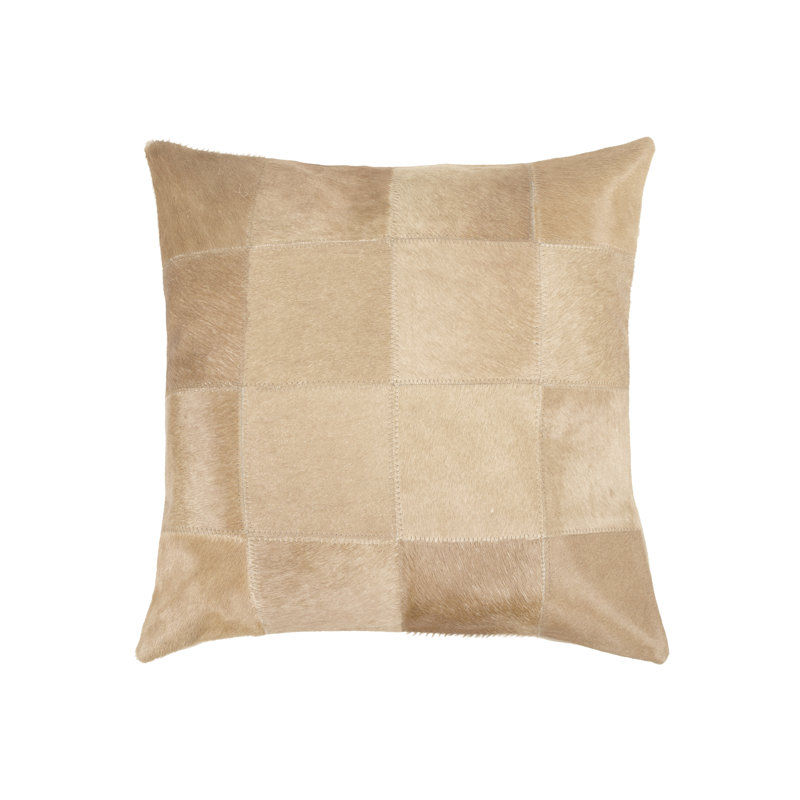 Coussin en peau de vache