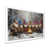 Cadre photo blanc simple, bois massif