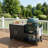 76.6" Outdoor Large Grill Cart with Storage Cabinet, Outdoor Kitchen Island with Steel Drop Leaf for Large Big Green Egg