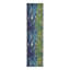 Tapis abstrait vert / bleu marine Rizer-224862839