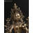 Brass Green Tara Goddess Statue, 14 in. Tall     Tibetan Buddhist Figurine for Meditation Room & Spiritual Altar