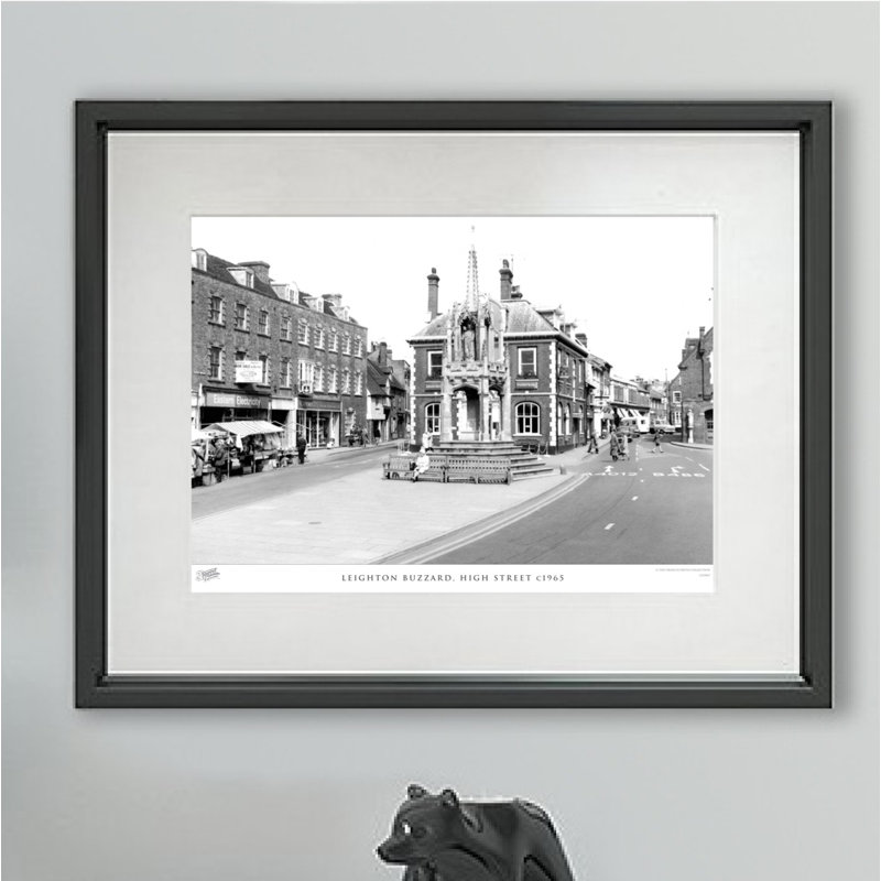 Leighton Buzzard, High Street C1965 - Single Picture Frame Print, 40cm H X 50cm W x 2cm D