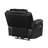 Huron Black Power Reclining Chair with LED and Charging Ports