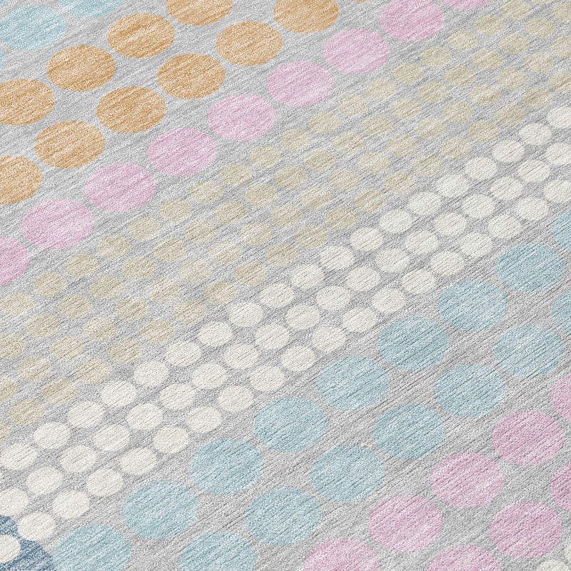 Machine Washable Indoor/Outdoor Chantille ACN2445 Geometric Rug, Sky, 5' x 7'6"