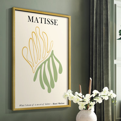 Matisse CDL XXXV, reproduction encadrée - bois massif